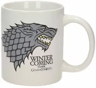 Winter Is Coming Stark Ceramic Mug Game Of Thrones