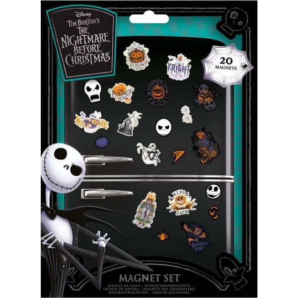 The Nightmare Before Christmas (Colourful Shadows) Magnet Set
