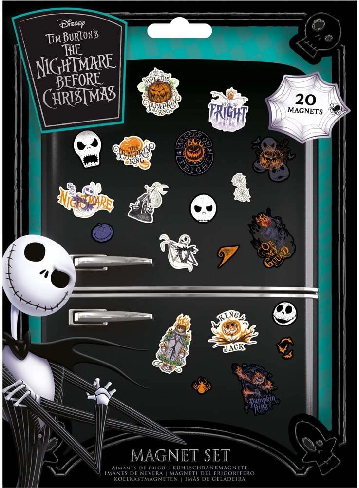 The Nightmare Before Christmas (Colourful Shadows) Magnet Set
