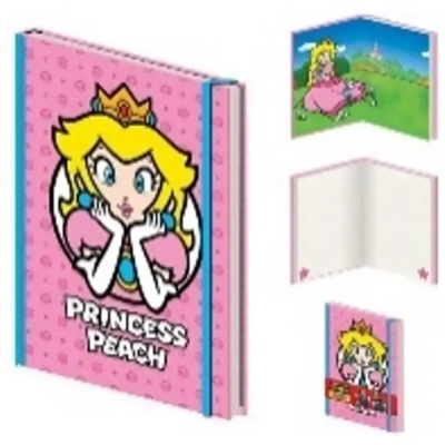 Super Mario (Peach) A5 Premium Notebook