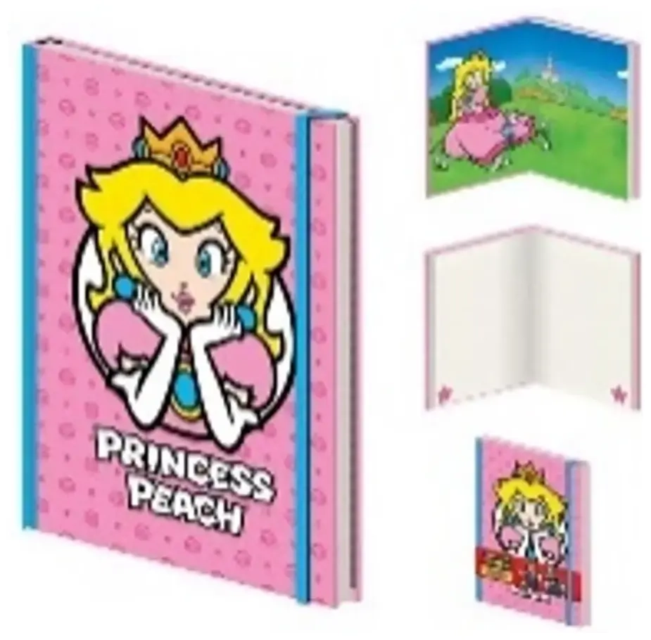 Super Mario (Peach) A5 Premium Notebook
