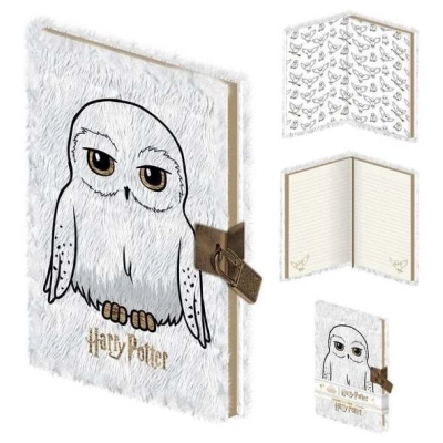 Harry Potter (Hedwig) A5 Lockable Notebook (Plush)
