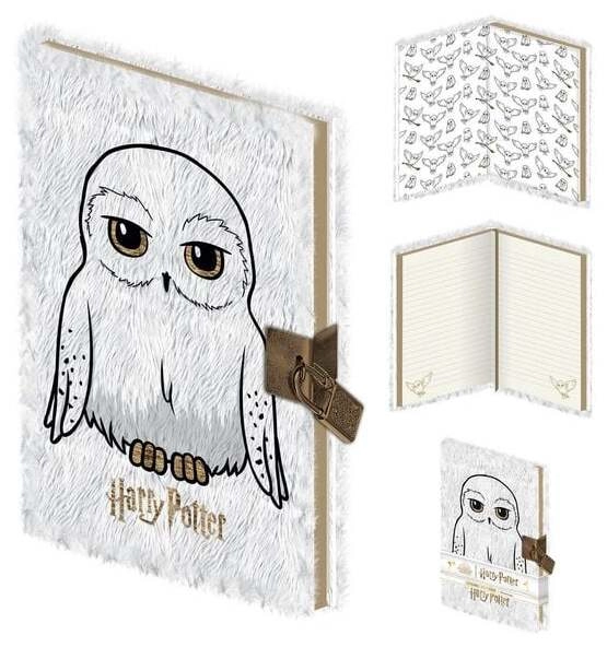 Harry Potter (Hedwig) A5 Lockable Notebook (Plush)