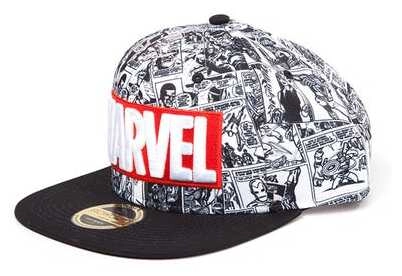 Marvel - Classic Red and White Logo - Snapback Cap