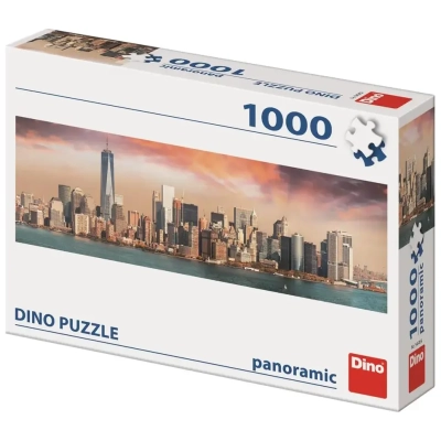 Manhattan bei Dämmerung