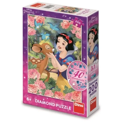 XXL Teile - Diamond Puzzle - Snow White