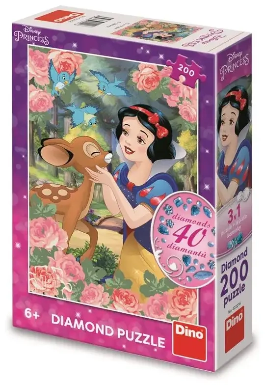 XXL Teile - Diamond Puzzle - Snow White