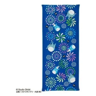 Imabari Towel Totoro Fireworks 34x80 cm - My Neighbor Totoro