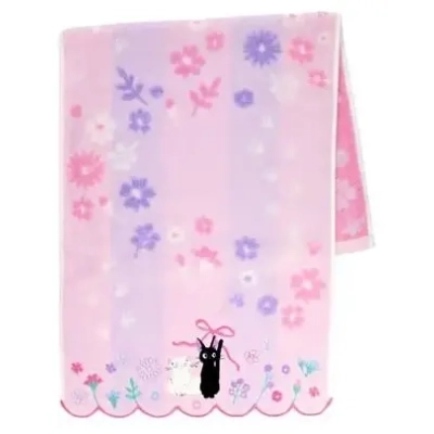 Ghibli - Kiki's Delivery Service - Towel Jiji and Lily 34x80cm