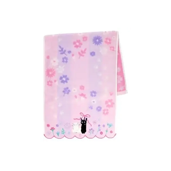 Ghibli - Kiki's Delivery Service - Towel Jiji and Lily 34x80cm