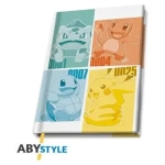 POKEMON - A5 Notebook "Kanto Starters"