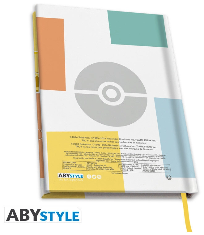 POKEMON - A5 Notebook "Kanto Starters"