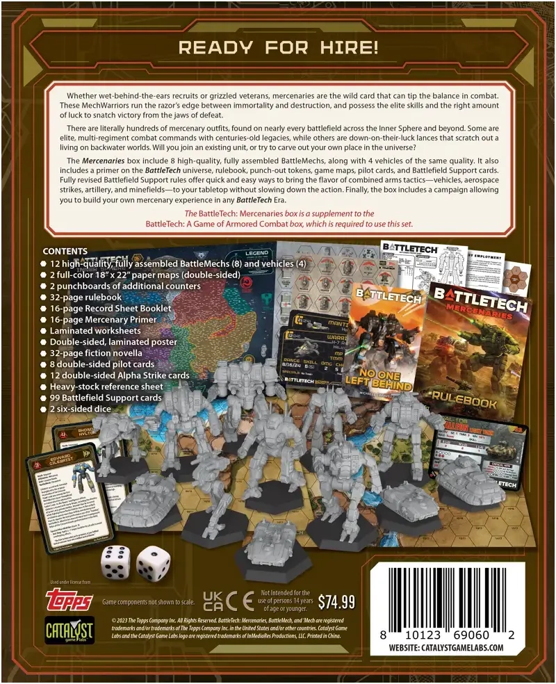 BattleTech: Mercenaries Box Set (Standard Edition) - EN