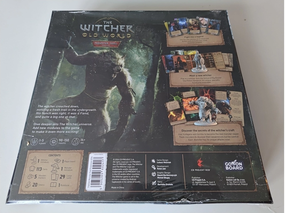 The Witcher: Old World - Monster Trail - EN (Defekte Verpackung)