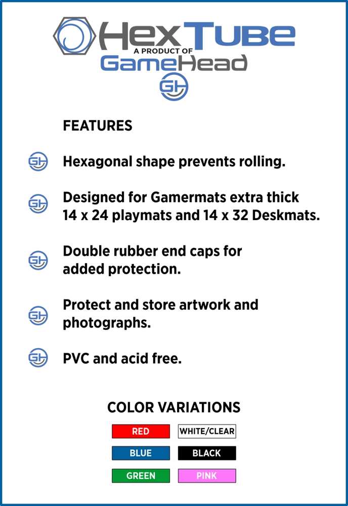Playmat Hex Tube Blue