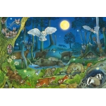 Tiere nachts im Wald