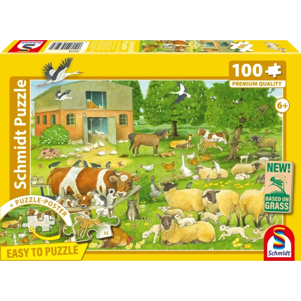 Tierkinder auf dem Bauernhof
