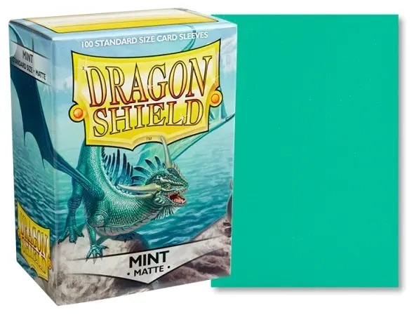 Dragon Shield Standard Sleeves - Matte Mint (100 Sleeves)