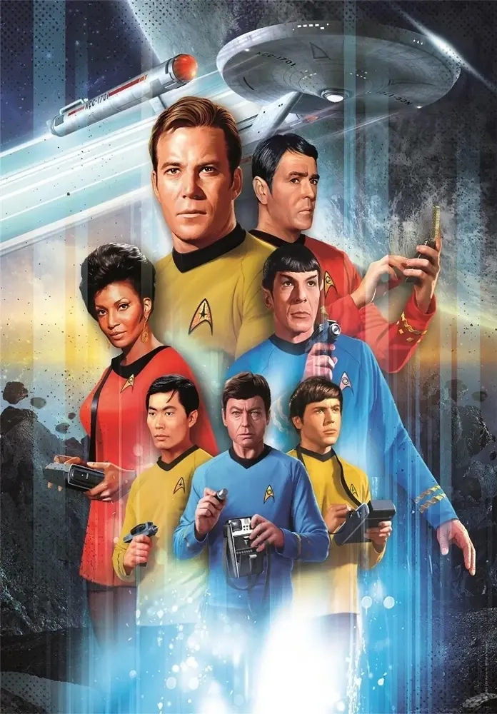 Hauptcharaktere aus der Star Trek Serie