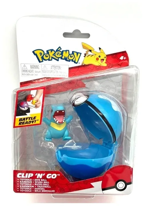 Pokémon Clip'n'Go Poké Ball Karnimani & Tauchball