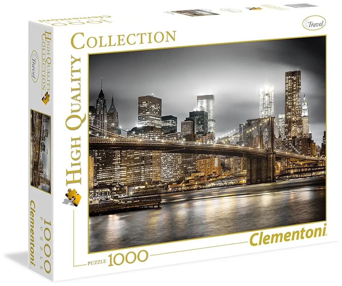 New York Skyline bei Dämmerung
