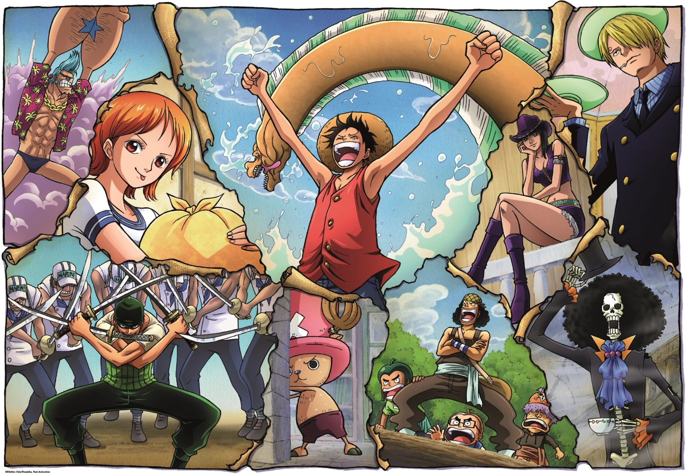 Puzzle Anime Cube One Piece