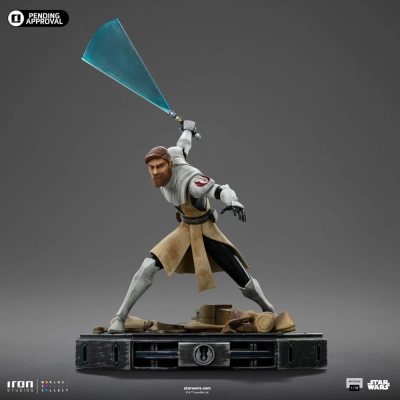Obi-Wan Kenobi Star Wars: Clone Wars Art Scale 1/10