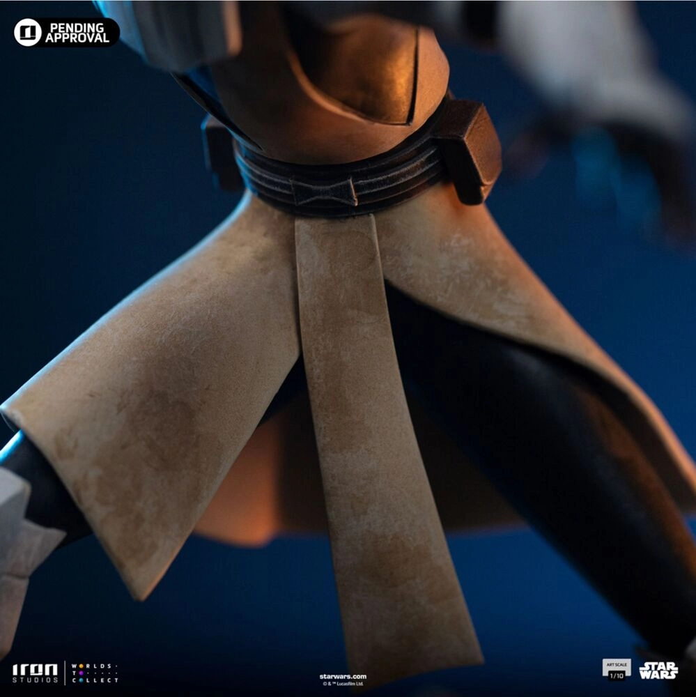 Obi-Wan Kenobi Star Wars: Clone Wars Art Scale 1/10