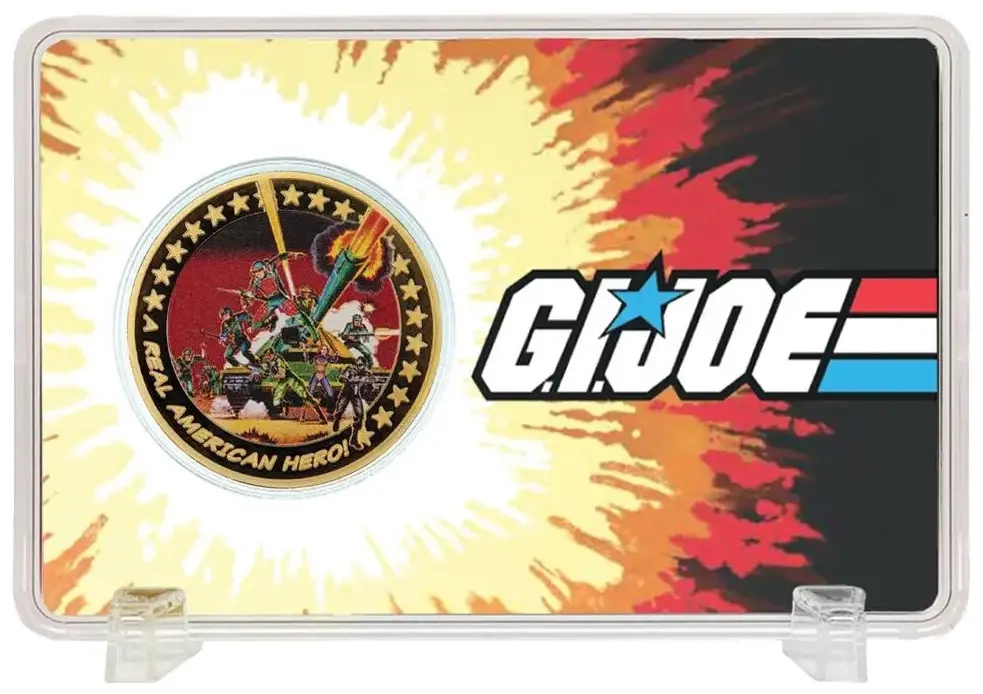 G.I. Joe: A Real American Hero 60th Anniversary 24k Gold Plated Coin