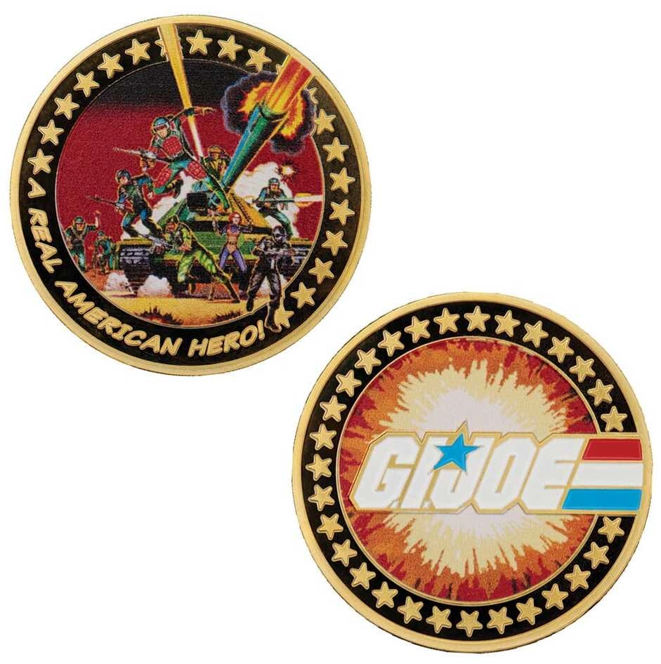 G.I. Joe: A Real American Hero 60th Anniversary 24k Gold Plated Coin