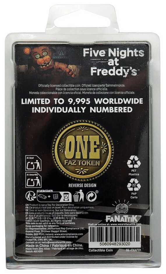 Five Nights at Freddy's One Faz Token Coin