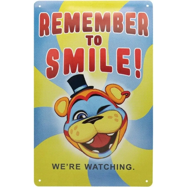 Five Nights at Freddy's Tin Sign