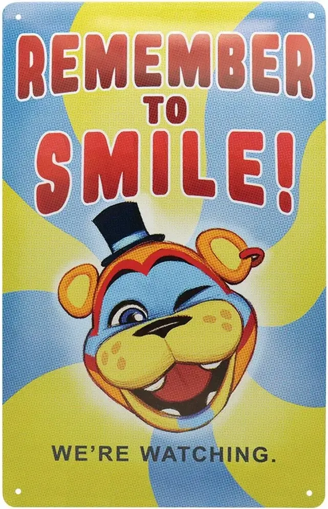 Five Nights at Freddy's Tin Sign