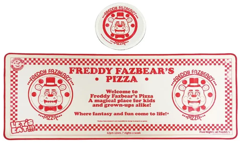 Five Nights at Freddy's Desk Pad & Coaster Set