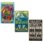 One Piece Set of 3 Tin Signs