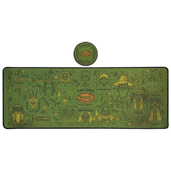 Lord of the Rings Desk Pad & Coaster Set