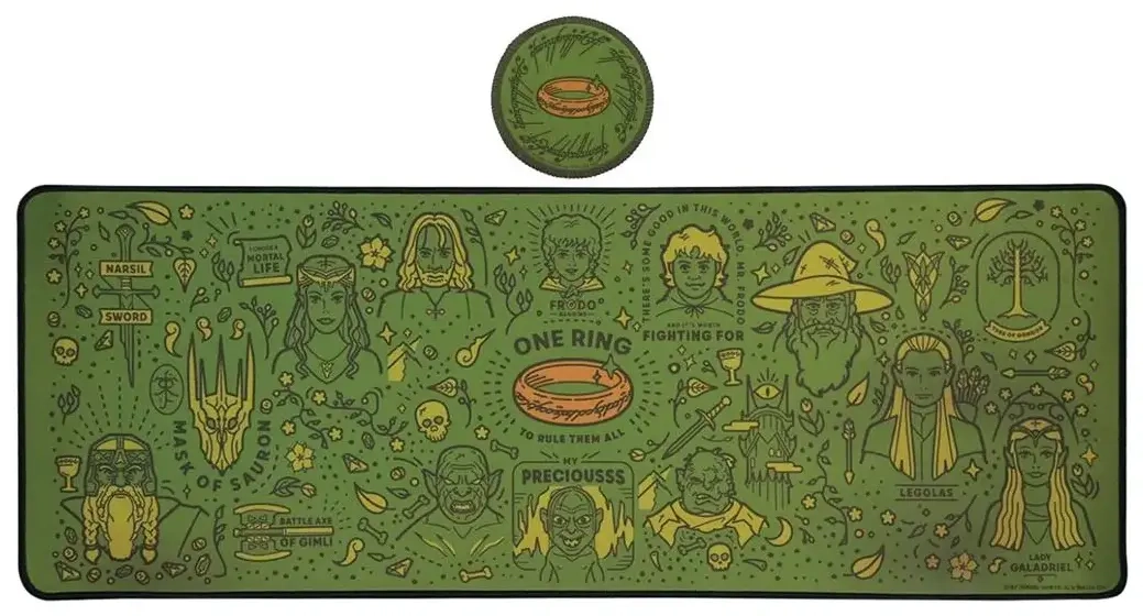 Lord of the Rings Desk Pad & Coaster Set