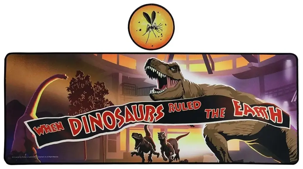 Jurassic Park XL Desk Pad and Coaster Set