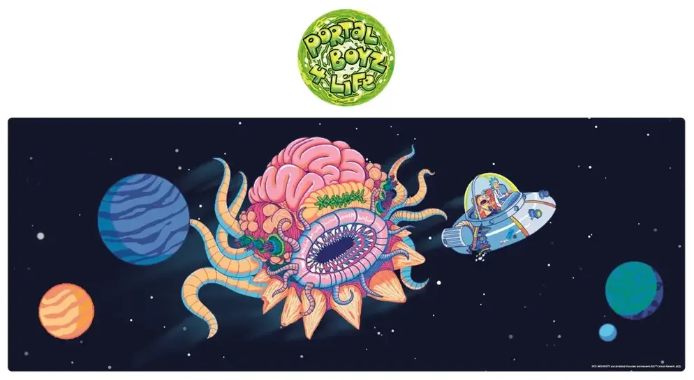Rick & Morty Deskpad Set