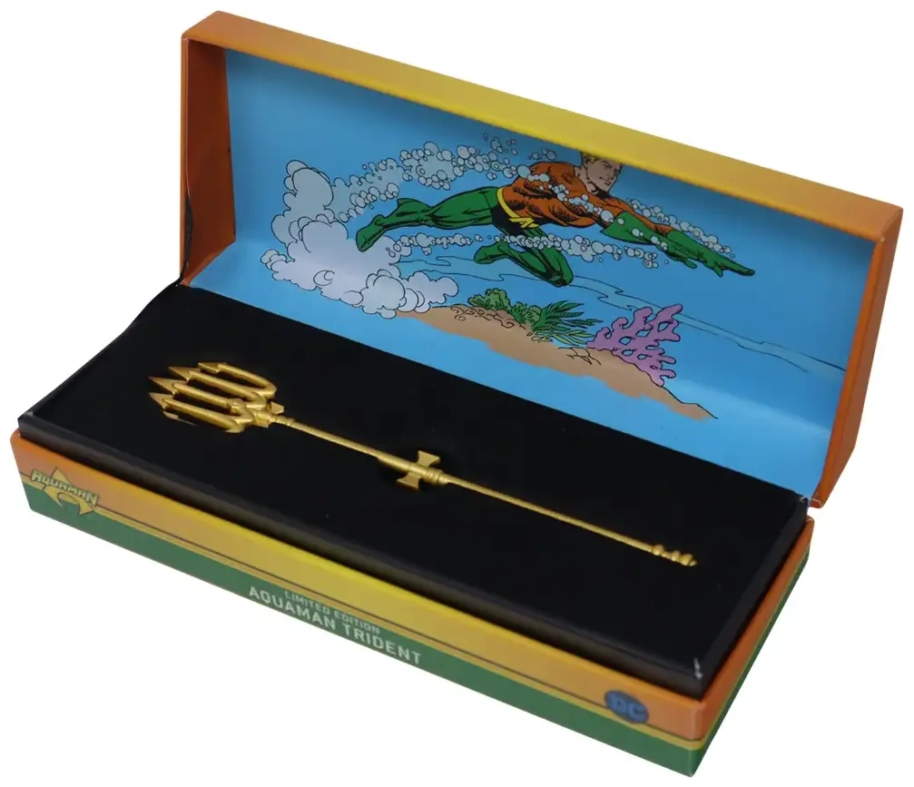 Aquaman Limited Edition 24K Gold Miniature Trident