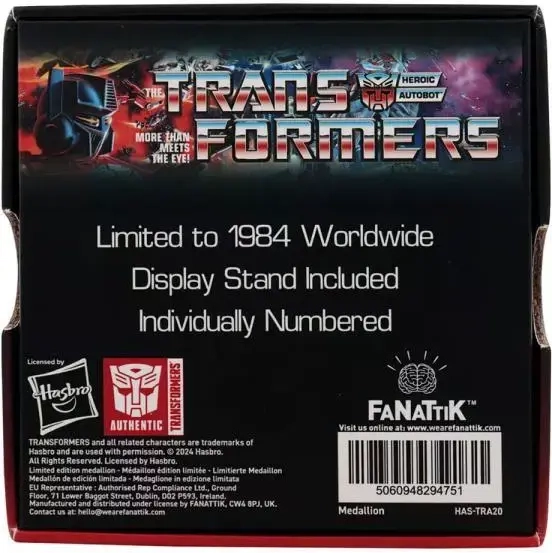 Transformers 40th Anniversary Autobot Medallion