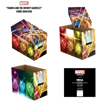 Marvel Short Comic Book Storage Box Thanos and the Infinity Gauntlet