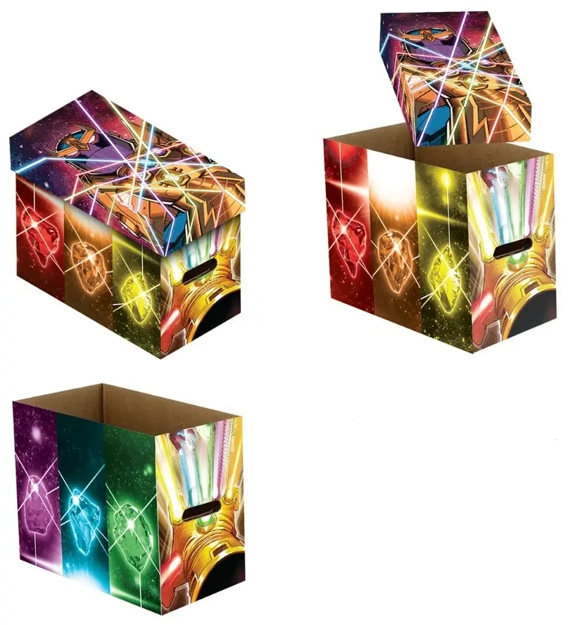 Marvel Short Comic Book Storage Box Thanos and the Infinity Gauntlet