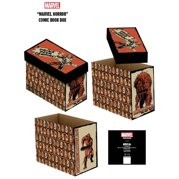 Marvel Short Comic Book Storage Box Marvel Horror