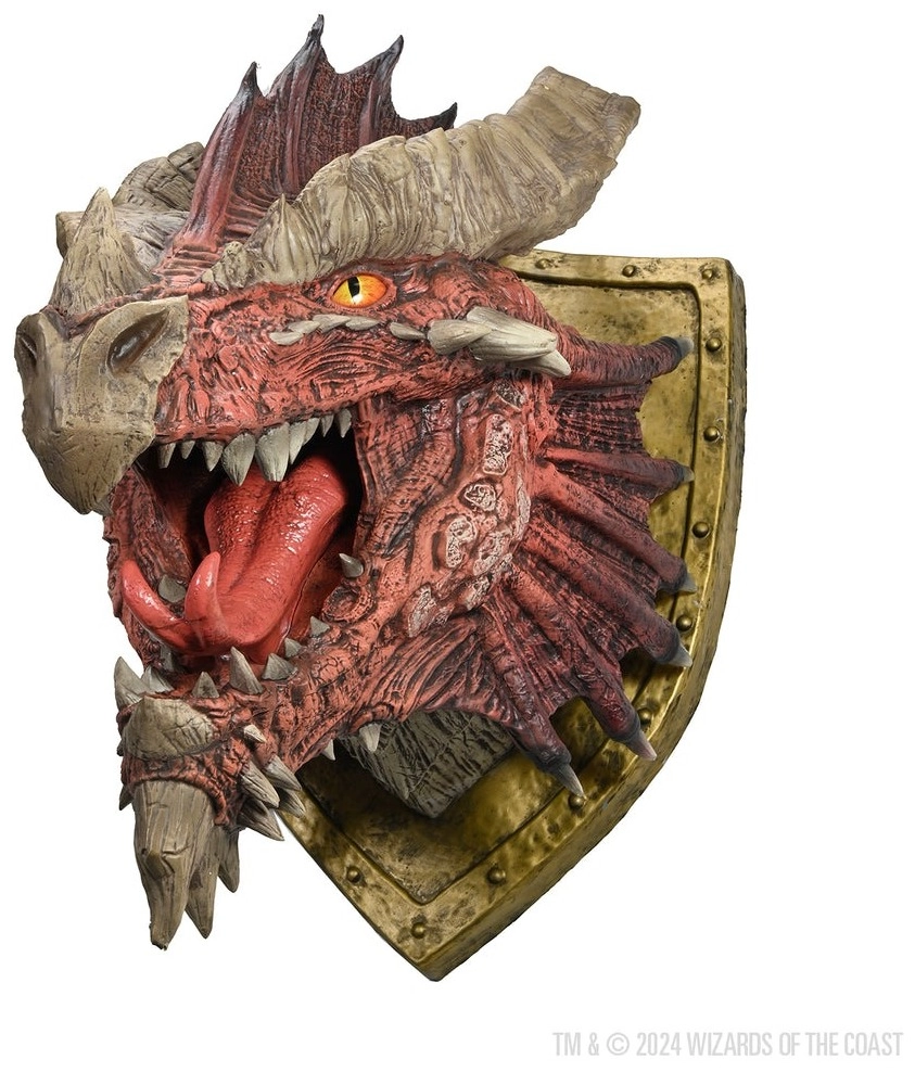 D&D Replicas of the Realms Ancient Red Dragon Trophy Plaque Limited 50th Anniversary
