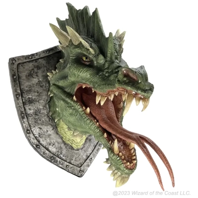 D&D Replicas of the Realms Green Dragon Trophy Plaque (NET)