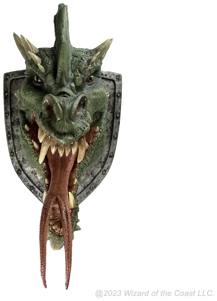 D&D Replicas of the Realms Green Dragon Trophy Plaque (NET)