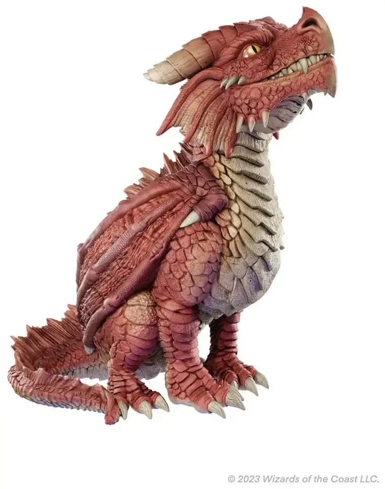 D&D Replicas of the Realms: Red Dragon Wyrmling Foam Figure - 50th Anniversary