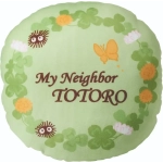 My Neighbor Totoro Marushin Mochi Mochi Cushion Totoro Clovers and Flowers