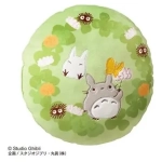 My Neighbor Totoro Marushin Mochi Mochi Cushion Totoro Clovers and Flowers